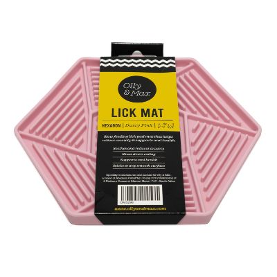 Lick Mat Hexagon (Dusty Pink)