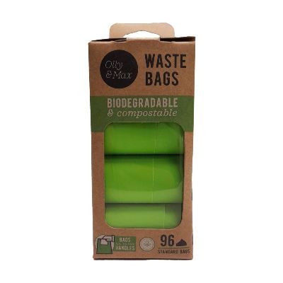Biodegradable Waste Bags (8 Roll Pack)
